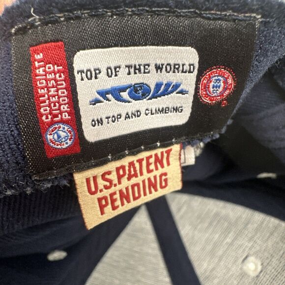 Vintage Penn State Nittany Lions Fitted Navy Hat Collegiate One Size - Picture 9 of 9